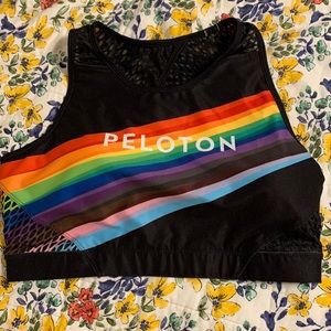Peloton rainbow pride sports bra size 1X